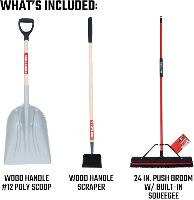 Craftsman 3-Piece Winter Clean Up Set - Image 2