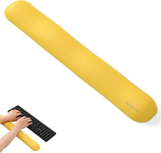 UnivoColors Design-Wave Keyboard Wrist Rest, Artificial Sheepskin+Memory by UnivoColors