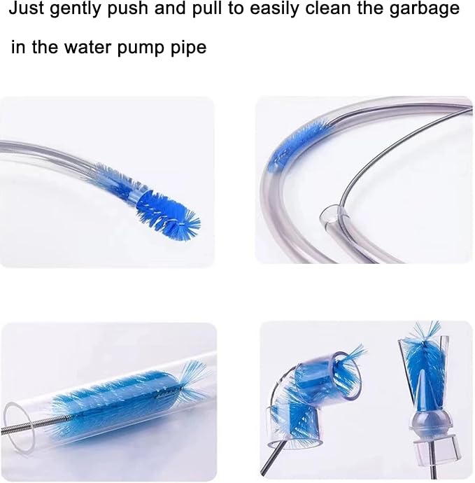 Flexible Long Drain Brush 61in Nylon Cleaner Double Ended Hose Tube Stainless - Image 4