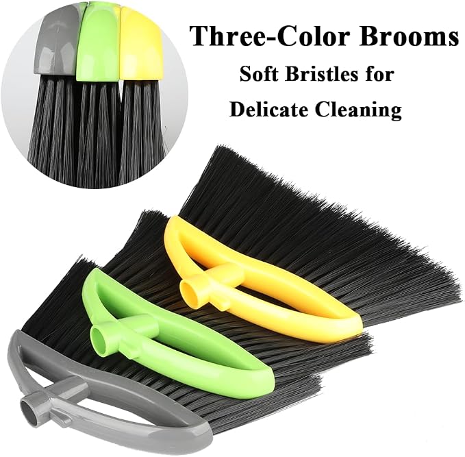 3 Pack Soft Bristle Angle Broom - Image 7