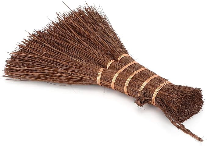 Mini Palm Broom Whisk Sweeping Hand Handle Broom, Mini Metal Brush, Handcrafted - Image 8