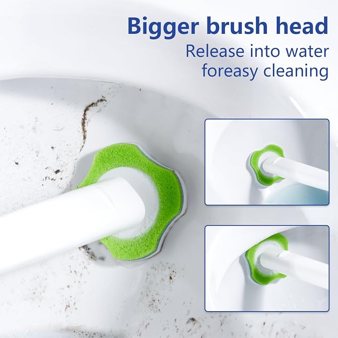 Disposable Toilet Brush, Toilet Bowl Brush and Holder Set - Image 7
