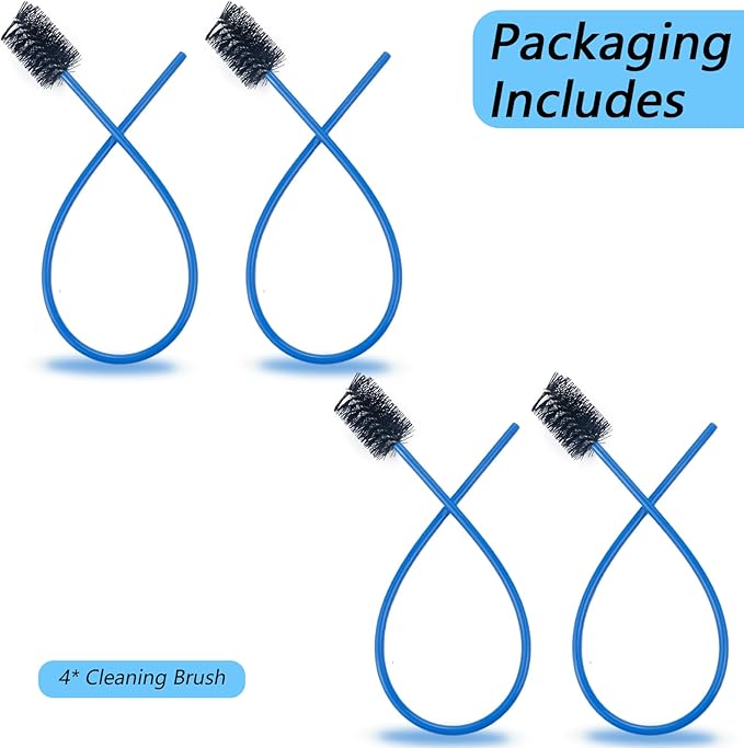 4 PCS Condensate Flexible Drain Brush, 15.7 in Nylon and PVC Drain Line - Image 4