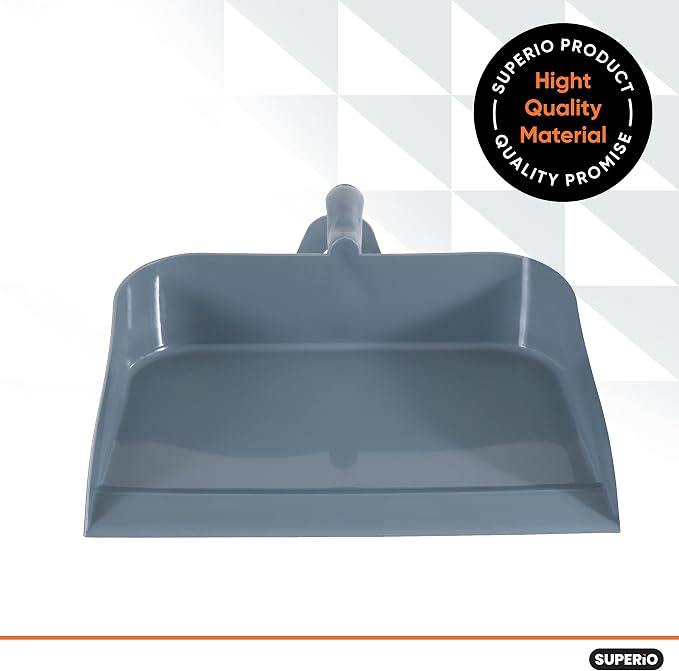 Superio Heavy Duty Plastic Step-on Dustpan - Image 3