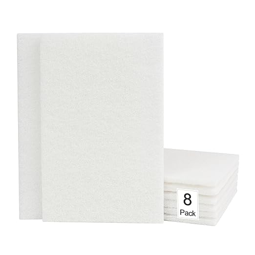 6"x9" Light Duty Scuff Pad 8 Pack by QZATTCAEN