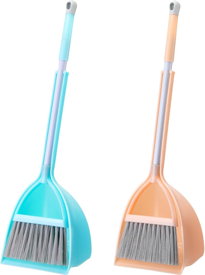 Roshtia 2 Pcs Mini Broom with Dustpan by Roshtia