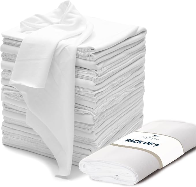 VALENGO New Lint Free Rags – 100% Cotton Cloth, Soft T-Shirt Rags, Lint Free by ValengoFabrics