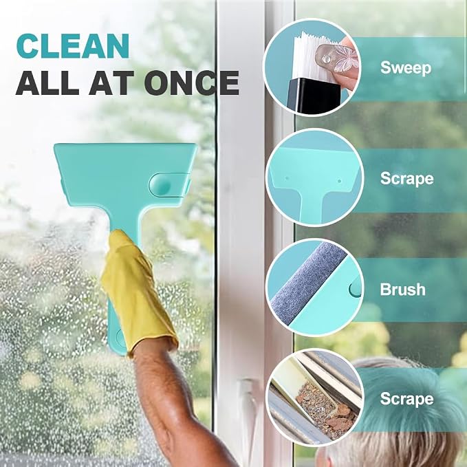 Magic Window Track Cleaner, 2024 Upgraded Window Groove Cleaning Brush Tools Set - Image 3