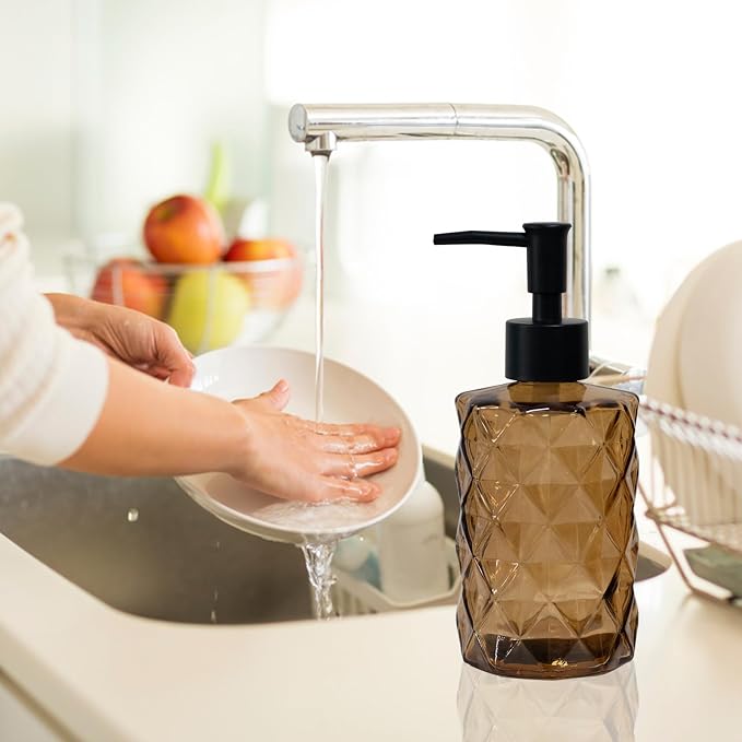 Brown Bathroom Soap Dispenser - Image 6