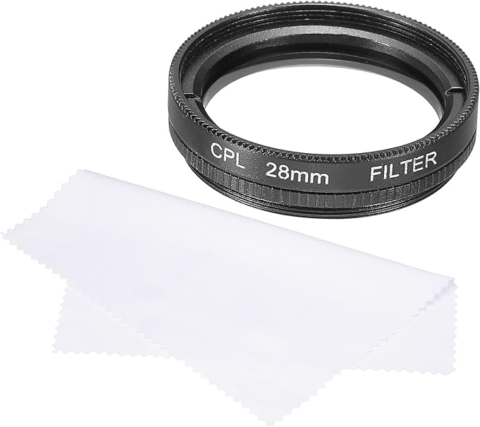 MECCANIXITY 28mm Circular Polarizer Filter, Double Sided Multi-Layer Coatings by MECCANIXITY