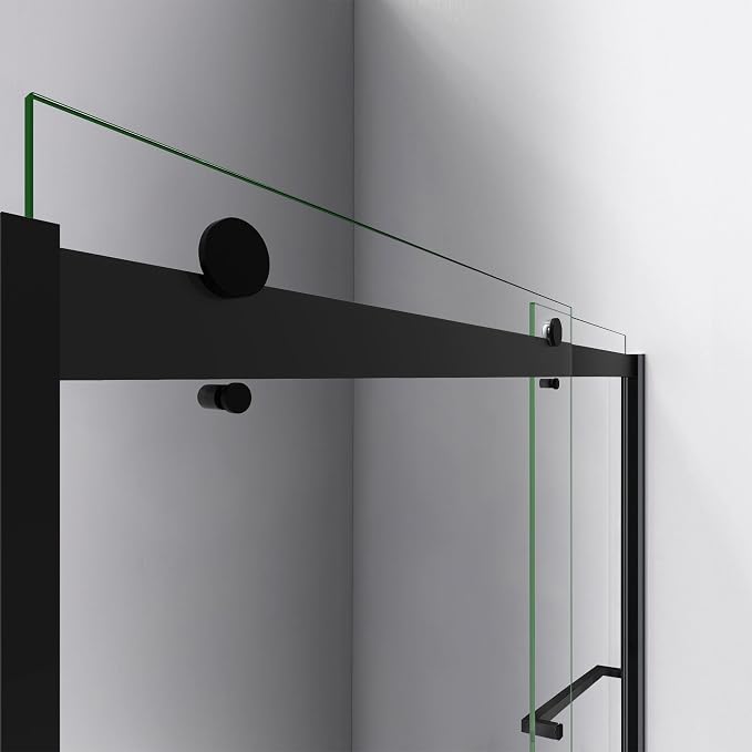 DreamLine Sapphire 44-48 inch W x 76 inch H Semi-Frameless Bypass Shower Door - Image 3