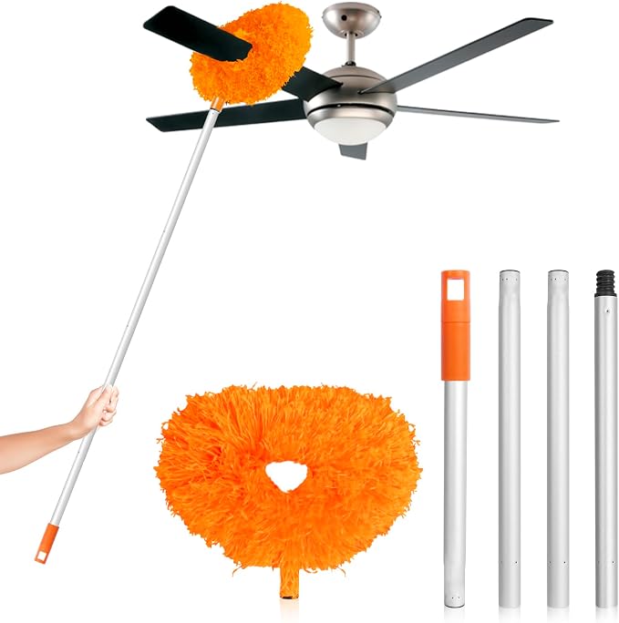 Ceiling Fan Cleaner Duster High Ceiling Extended Fan Blade Cleaner from 13 to by FONUNO