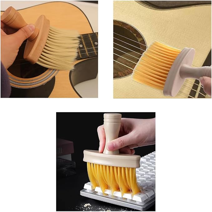 ZYAMY 2PCS Musical Instrument Dusting Brush Piano Guitar Big/Violin String - Image 5