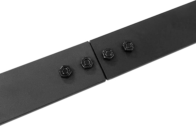 Homacer Sliding Barn Door Hardware Black Rustic Junction Plate - Image 4