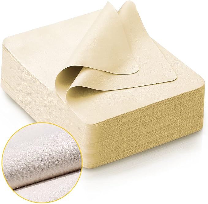 100 PCS Glasses Clean Cloth Suede, Lens Clean Cloth by iGeyzoe