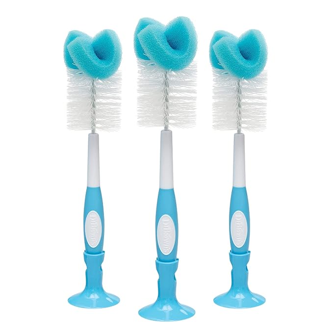 Dr. Brown's Reusable Sponge Baby Bottle Cleaning Brush - Image 2