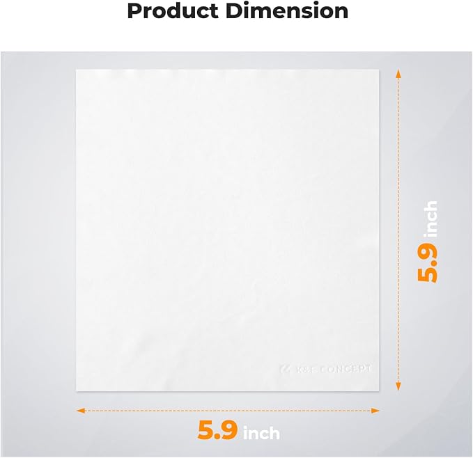 K&F CONCEPT 6 Pack Microfiber Cleaning Cloths - Image 3