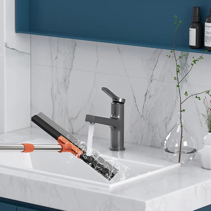 Floor Squeegee for Concrete Floor, Rubber Broom - Image 8