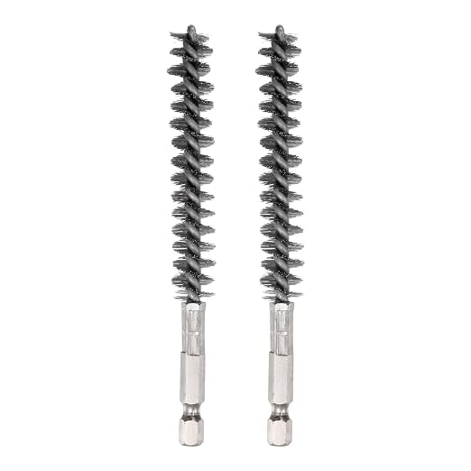 HARFINGTON 2pcs Stainless Steel Bore Brush 12mm Dia Cleaning Wire Brush by HARFINGTON