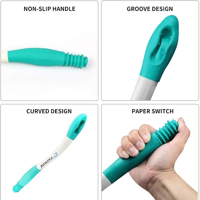 Fanwer Toilet Aids Tools, Long Reach Comfort Wipe, Extends Your Reach Over 15" - Image 8