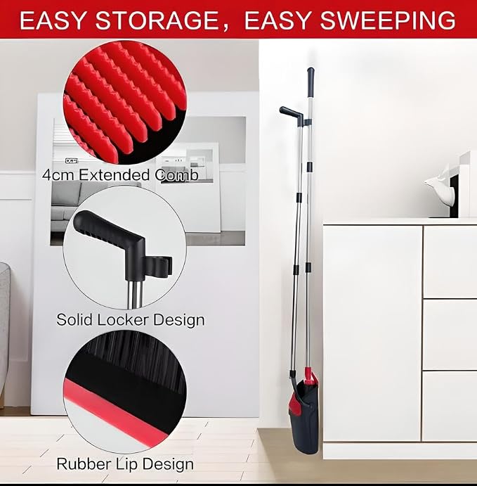 Upright Broom and Dustpan Set - Image 5