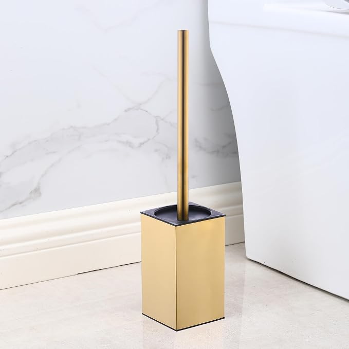 Toilet Brush and Holder Set Freestanding KWQKEM Modern Toilet Bowl Cleaners - Image 3