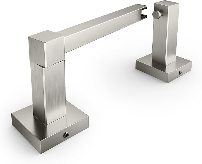 FORIOUS Toilet Paper Holder Wall Mount, Stainless Steel Rustproof Double Post - Image 7