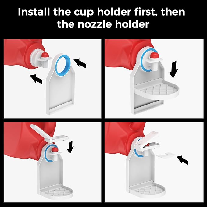 Laundry Detergent Dispenser Cup Holder & Nozzle Force-Saving Switch, Drip - Image 6