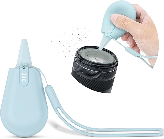 Pocket-Sized Silicone Camera Dust Blower Lens Air Blower, Small Camera Lens by JJC