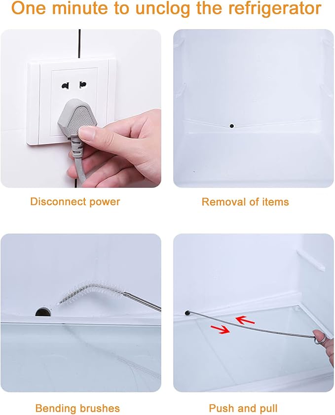 JSONO Refrigerator car sunroof Drainage Internal Long Hose Nylon Spring Fridge - Image 4