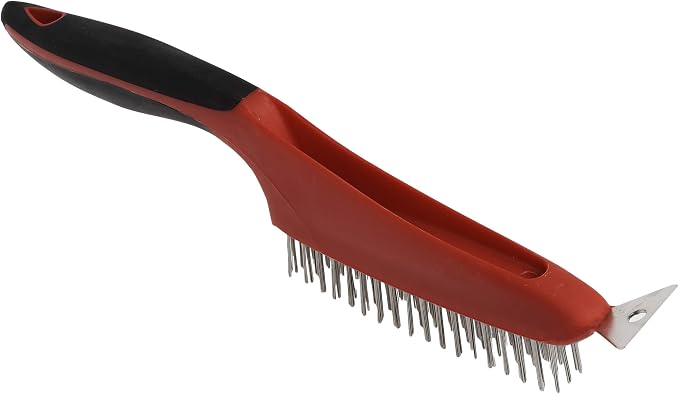 Red Devil 4164 13-Inch Soft Grip Stainless Steel Wire Brush - Image 3