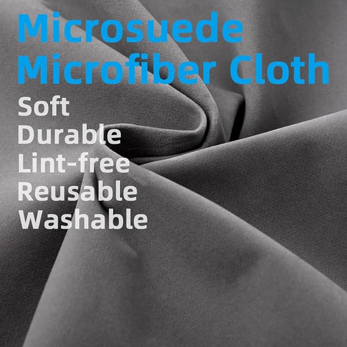 10 Pack Microfiber Gun Cleaning Cloth, Reusable Microsuede Cleaning/Polishing - Image 3