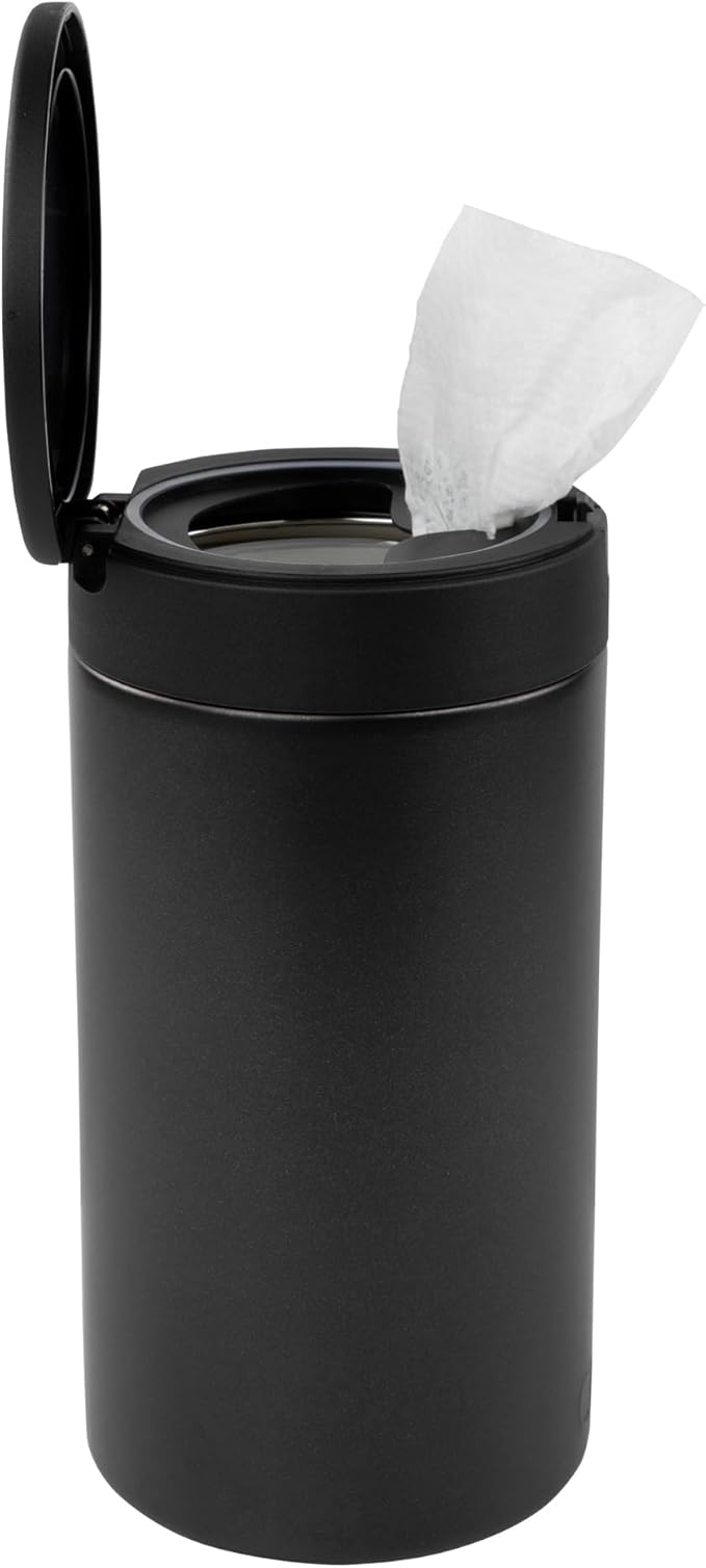 Spectrum Disinfecting Wipes Container Refillable Stainless Steel Wipe Holder by Spectrum