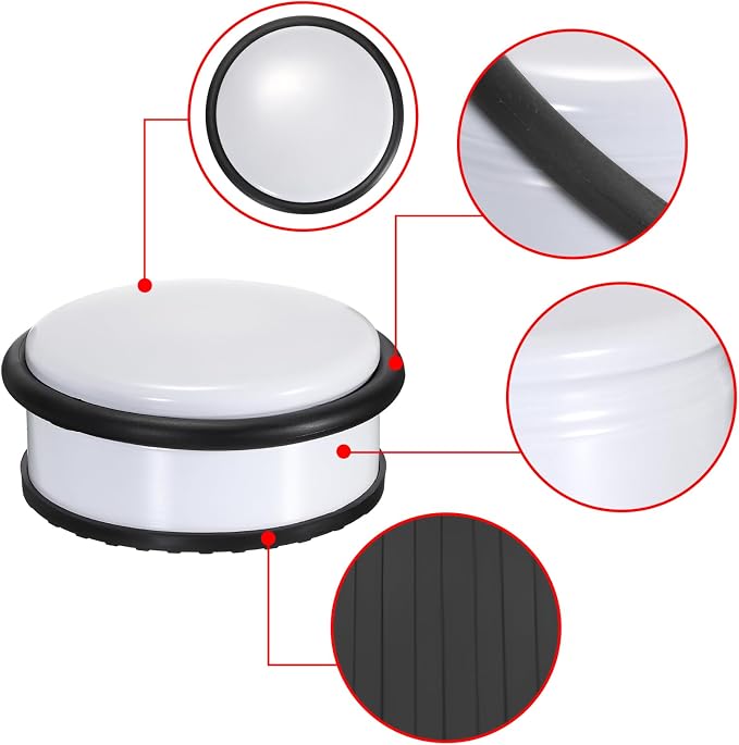 Sumnacon Heavy Duty Floor Door Stopper No Drill, Durability Stainless Steel - Image 4
