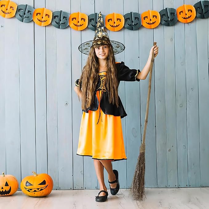 Brown Straw Broom - Image 3