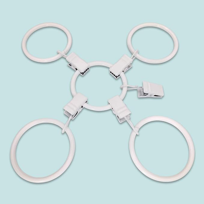 100 Pack Metal Curtain Rings - Image 8