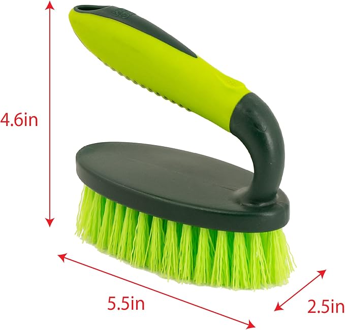 Pine-Sol Heavy Duty Scrub Brush – Comfort Grip | Iron Handle Design | - Image 5