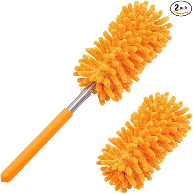 Microfiber Duster for Cleaning, Tukuos Hand Washable Dusters by Tukuos