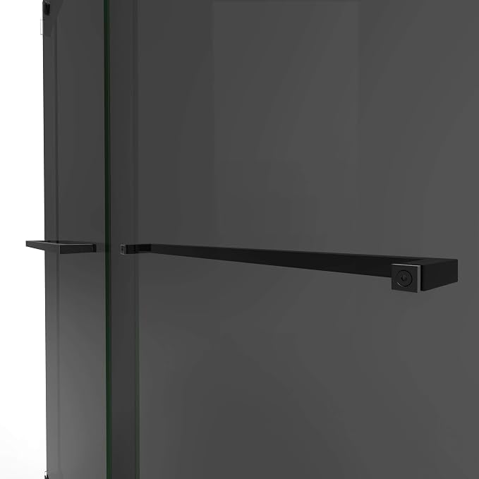 DreamLine Aqua Uno 34 5/16 inch W x 58 inch H Frameless Hinged Tub Door in Oil - Image 9