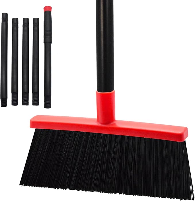 Small Broom Stiff Bristles Brush by BSMstonehouseholdsupplies