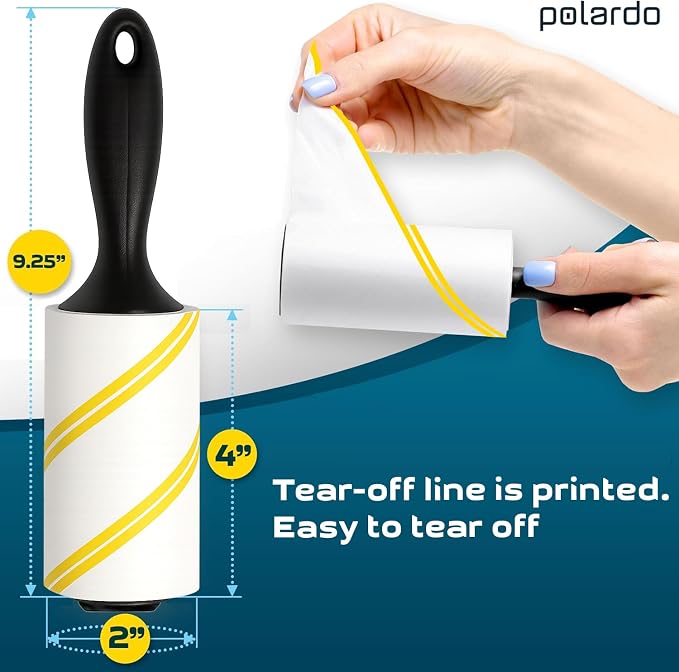 Lint Rollers for Pet Hair, Remover for Couch, Clothes Furniture and Carpet. - Image 2