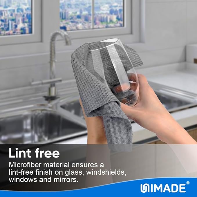 Microfiber Cleaning Cloth, 10 Pack Reusable Microfiber Towels - Image 4