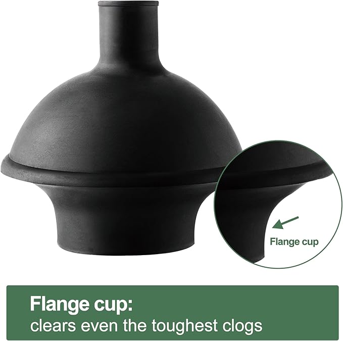 Eyliden Toilet Plunger and Brush, 2 in 1 Toilet Bowl Brush Plunger Set - Image 3