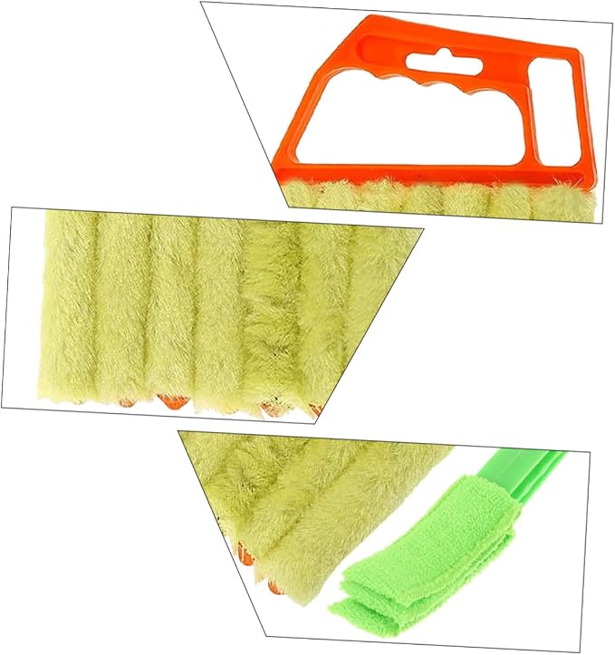 VALICLUD Window Shutter Brush Set 2pcs Handheld 7-Finger and 3-Finger Blinds - Image 6