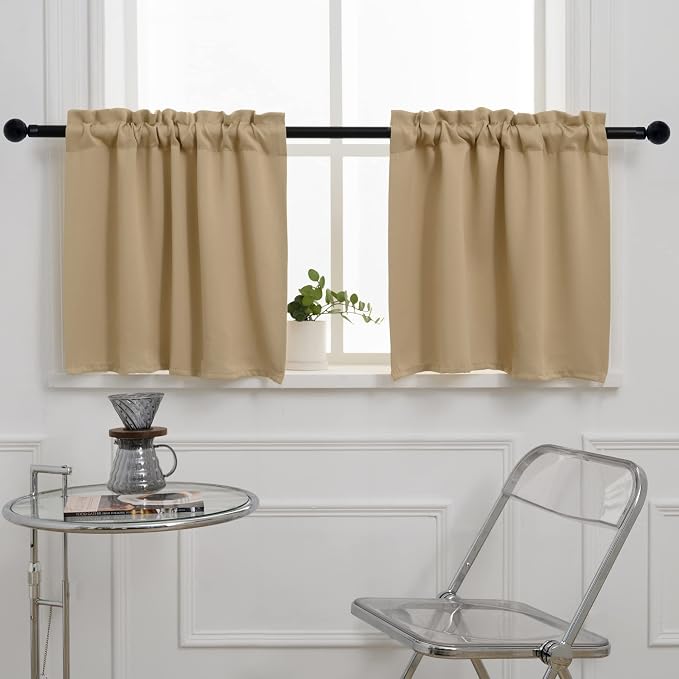 Pickluc Rod Pocket Tier Curtain by PICKLUC