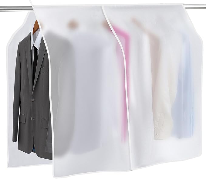 Clothing Rack Covers Hanging Clothes Dust Covers Garment Bag Organizer Storage by Unknown