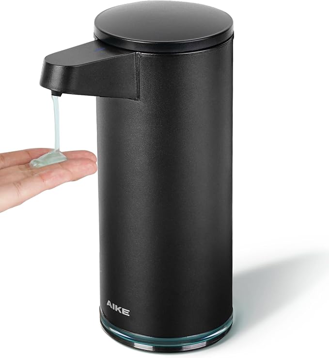 AIKE SensePro Automatic Soap Dispenser Type-C Rechargable, Stainless Matte by AIKE