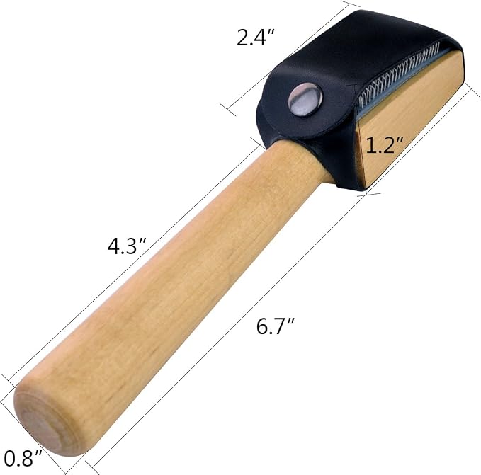 Dancing Shoes Brush Wooden Suede Sole Shoe Brush Cleaner Cleaning Brush - Image 2