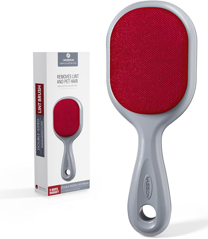 VASSON Double-Sided Lint Brushes, Classic Velvet Brush by VASSON