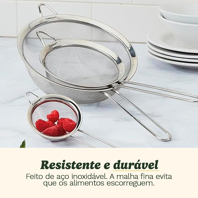 Cuisinart Mesh Strainers, CTG-00-3MS Silver - Image 5